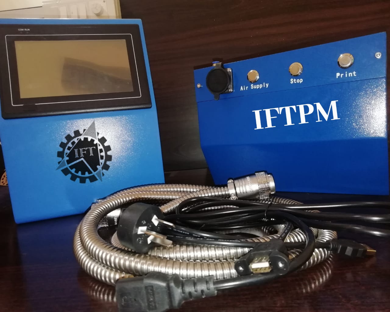 Touchscreen dot pin marking machine
